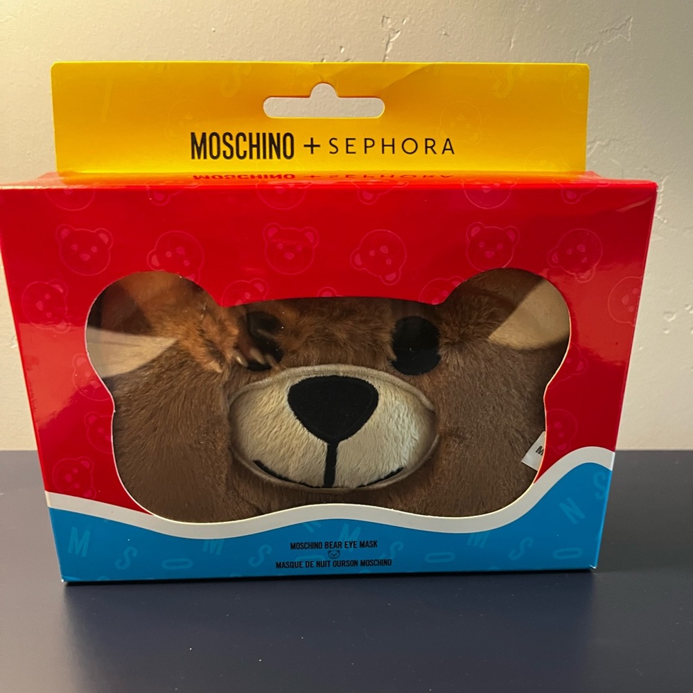 New Moschino -Sephora bear eye mask